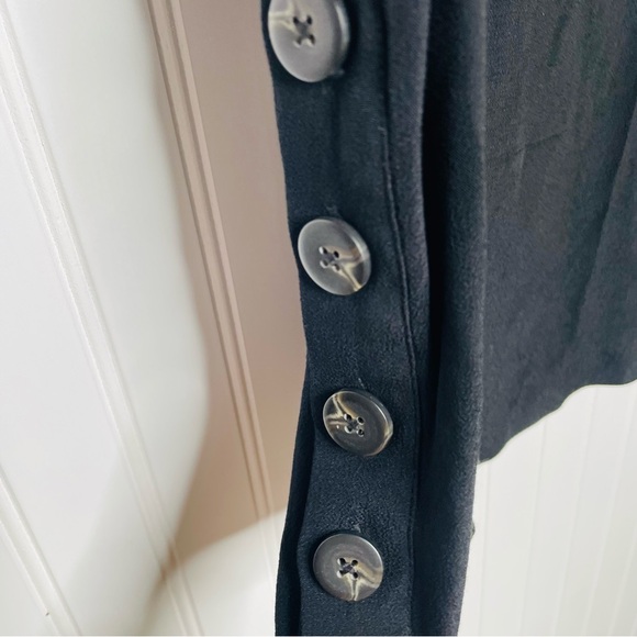 Madewell Side Button Detail Short Sleeve Dress - Picture 4 of 9